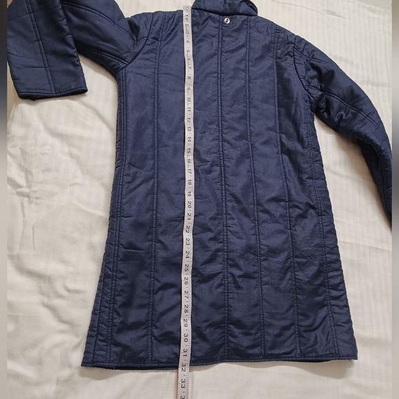 Women's Winter Blue Full sleeve Straight Jacket - Picture 8 of 9